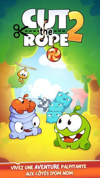 Cut The Rope 2 est disponible sur votre iPhone...