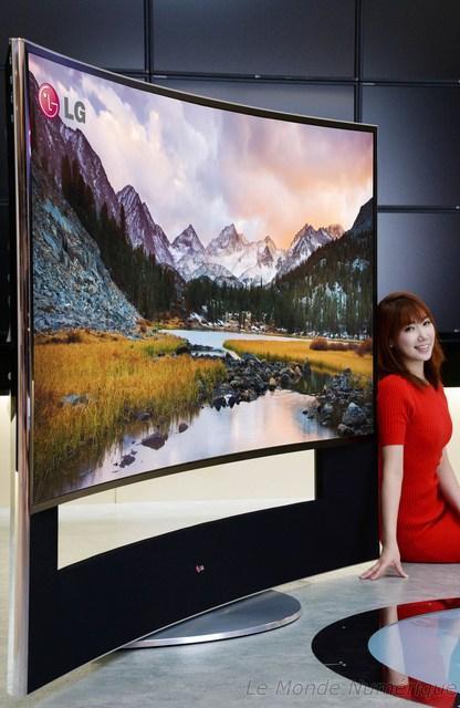 CES 2014 : LG présentera une TV Ultra HD incurvée de 105 pouces