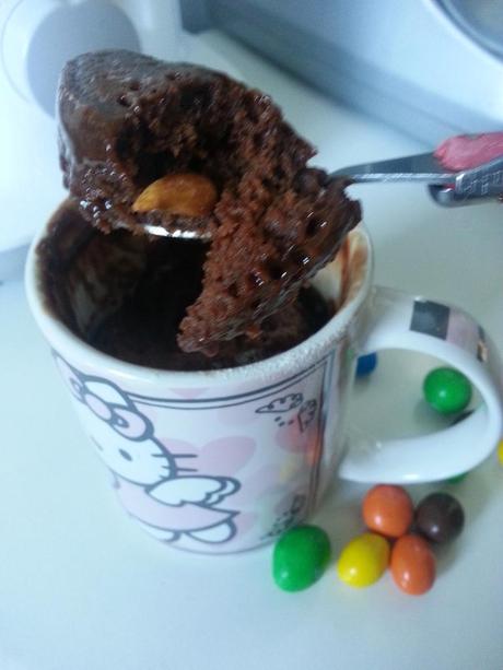 Mug Cake au nutella et M&;M'S