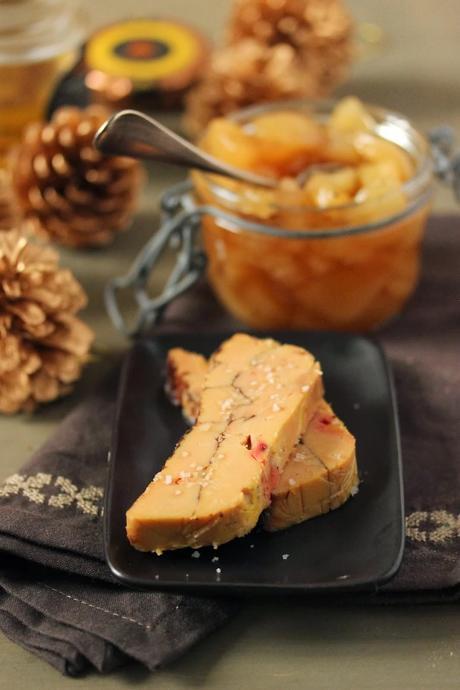 {noël 2013 - 100% maison} Foie gras marbré au cacao amer