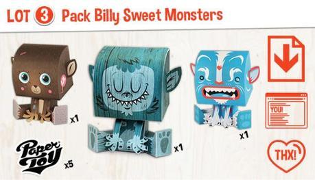 Packs Billy Sweet Monster | J-33 !