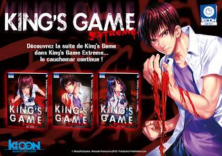 King’s Game Extreme chez Ki-oon
