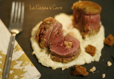 Tournedos de magret en croute de noisettes farcis au foie gras - À Lire