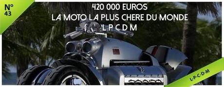 420 000 € ! La moto la plus chère du monde ! La Tomahawk Dodge