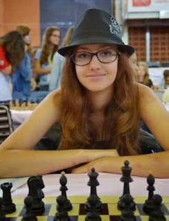 Mathilde Haussernot au championnat du monde d'échecs jeunes  - Photo © FFE 