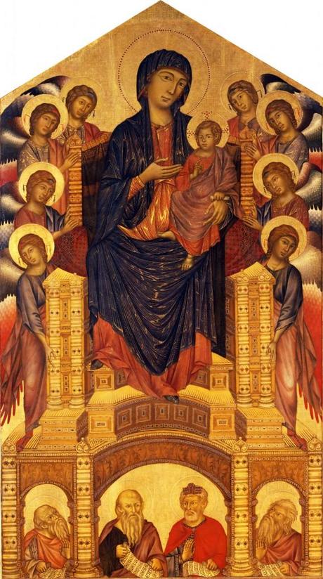 Maestà di Santa Trinita - Cimabue - 1280-90 - Galleria degli Uffizi - Florence