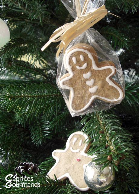 Cadeaux gourmands : bonhommes en pain d’épices Sapin