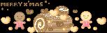 merry xmas cake gif
