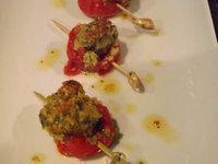 Escargot dans sa tomate cerise d'après une recette d'Eric Fréchon Escargot dans sa tomate cerise