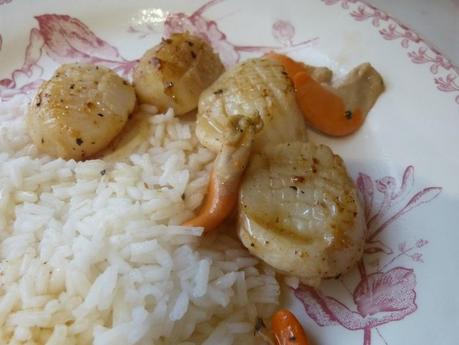 Saint-jacques au beurre