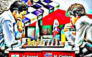 Anand a perdu 3 parties dans son match contre Carlsen  © Chess & Strategy