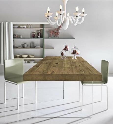 Un table aérienne design par Lago