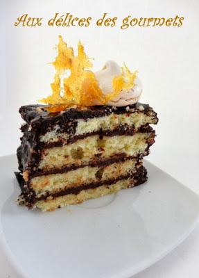 BÛCHE  AU CHOCCOLAT