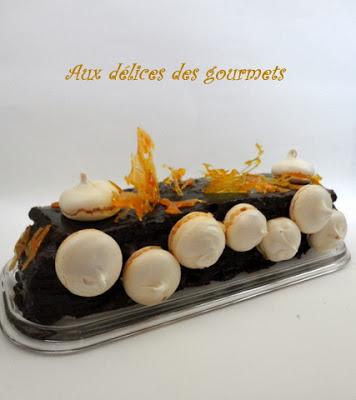 BÛCHE  AU CHOCCOLAT