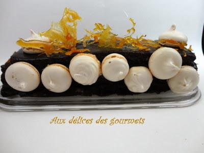 BÛCHE  AU CHOCCOLAT