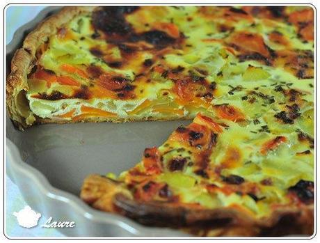 Quiche légumes et fromage blanc
