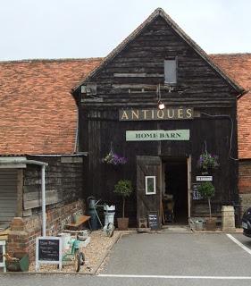 Antiquités vintage dans la campagne anglaise