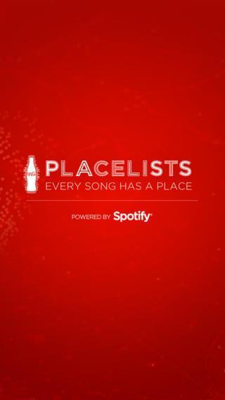 Coca-Cola Placelists / Spotify sur iPhone...