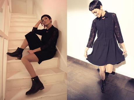 Comment s’habiller pour le jour de l’an ? Look de fête éco-friendly – Acte 2 look-de-fete-eco-friendly-robe-suzie-winkle-boots-roseanna-centre-commercial