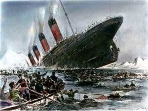 Naufrage du Titanic (Libre de droits, Willy Stöwer, 1911)