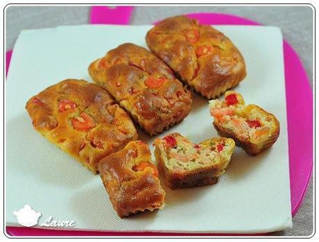 Cake poivron et crevette