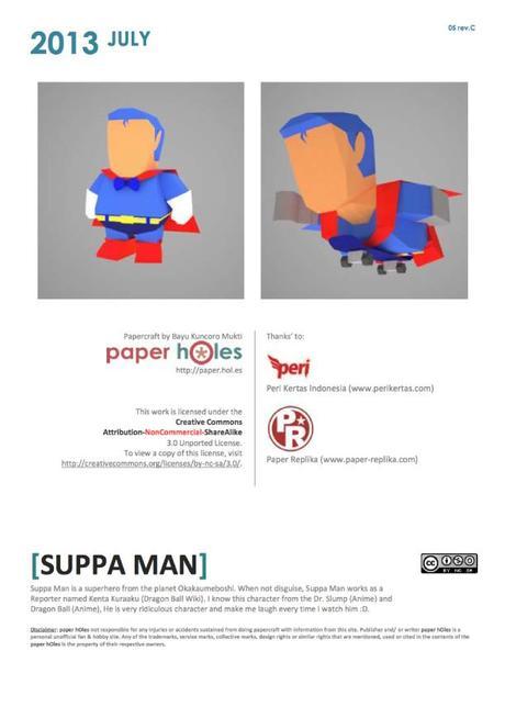 Suppaman Flying On Skateboard