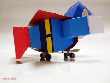 Suppaman Flying On Skateboard