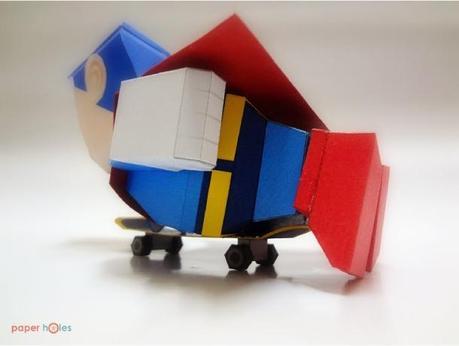 Suppaman Flying On Skateboard