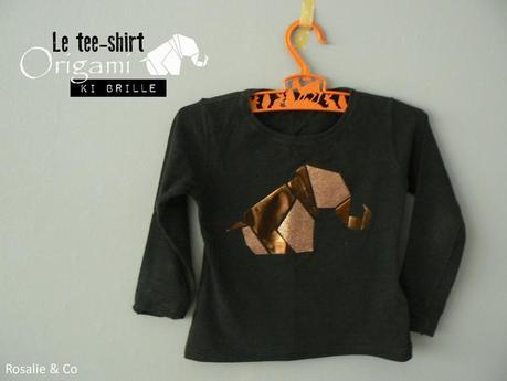 Tee shirt origami_Rosalie and co