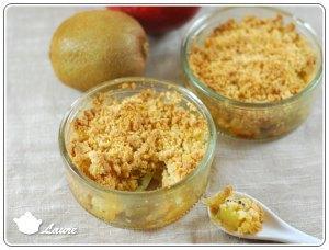 Crumble pomme kiwi