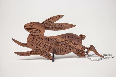 Léporidé* porte-bonheur