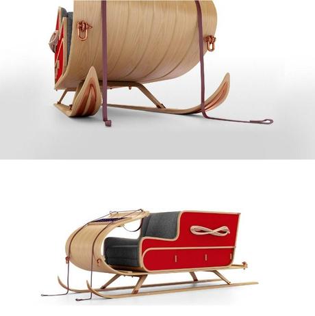 Traineau du pere noel revisité par Kringle Sleigh