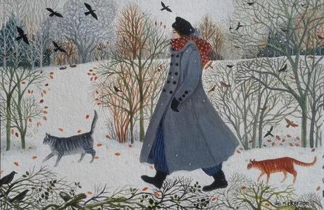 thegiftsoflife:

Another Walk in the Snow by Dee Nickerson
16x24cm acrylic on paper/board


J’aimerais bien qu’il neige cette nuit…