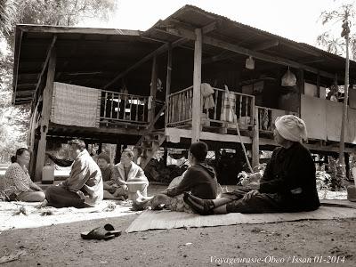 Portraits Isaan 2014 préparation repas du 1 janvier