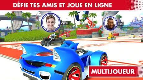 Sonic & All-Stars Racing Transformed sur iPhone...