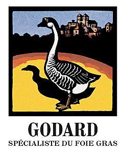 Velouté de topinambours au foie gras Godard Logo texte noir.3.5x4.5