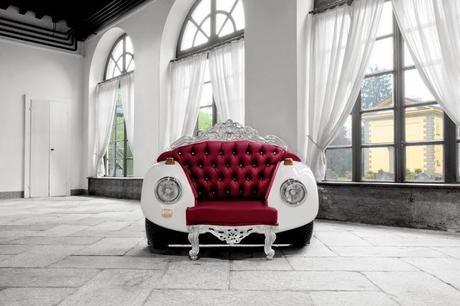 Mélange D'éléments baroques  et Art Car: Glamour Beettle