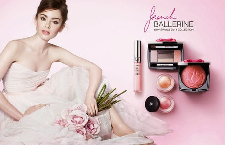 Lily Collins est la French Ballerine de la nouvelle campagne Lancôme...