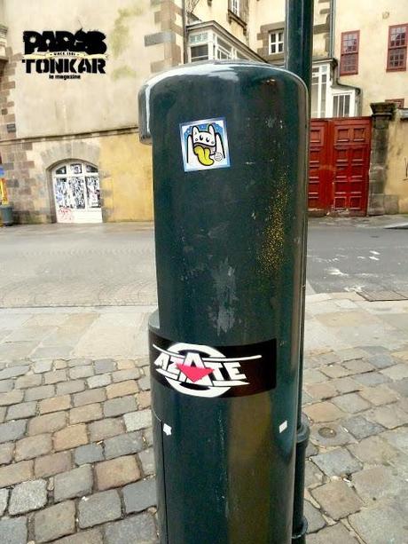 Rennes :: collages urbains et graffiti