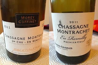 Séance d'analyse : Chassagne En Remilly 2011 en 2 élevages