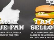 vous testiez fidélité fans Facebook Burger King fait