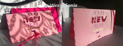 [DIY] Une carte de voeux colorée.