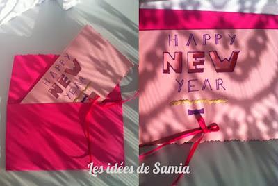 [DIY] Une carte de voeux colorée.