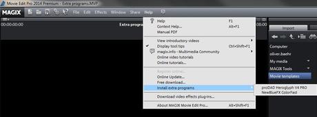 extra programs movie edit pro 2 Comment installer des programmes additionnels dans Vidéo deluxe ?