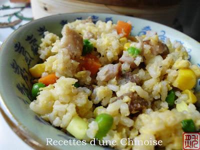Le riz cantonais 广式炒饭 guǎngshì chǎofàn
