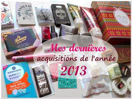 Les derniers produits qui ont rejoint ma salle de bains en 2013