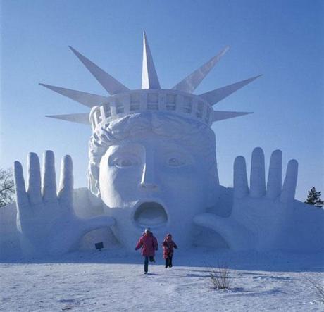 Ice & Snow Festival 2014 : d'immenses sculptures sur glace