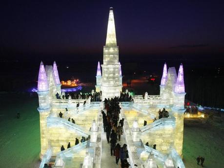 Ice & Snow Festival 2014 : d'immenses sculptures sur glace