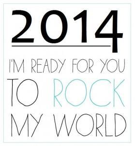 Une nouvelle année, de nouveaux objectifs! 2014 sera awesome!