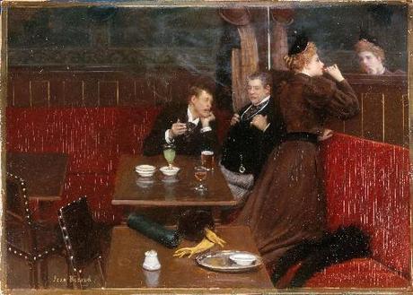 29 Jean_Beraud Au Cafe musee carnavalet 1910